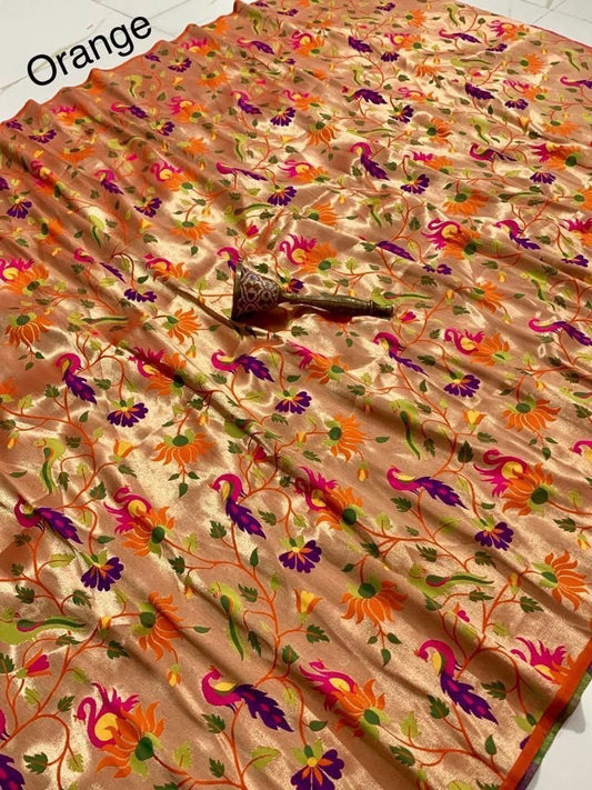 Paithani Fabric - Premium Quality, Sold Per Metre
