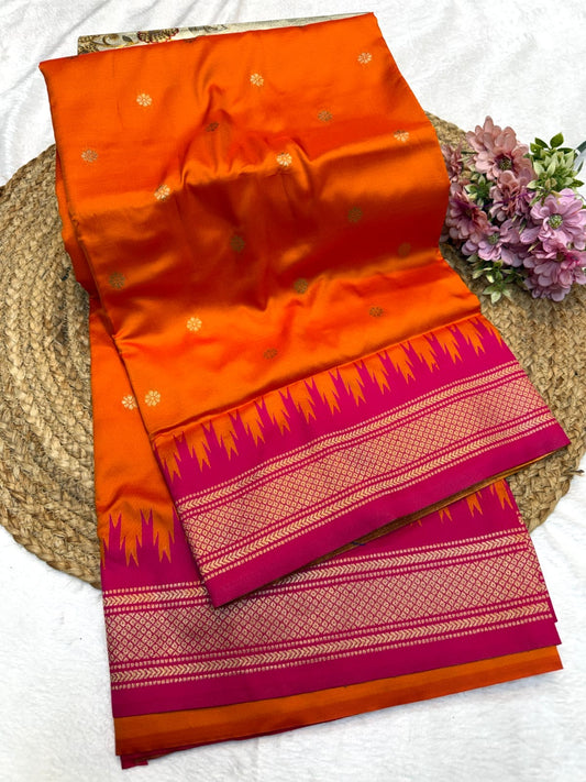 Shambhavi Temple Border Paithani Collection!