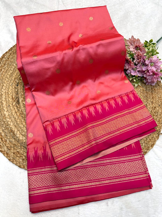 Shambhavi Temple Border Paithani Collection!