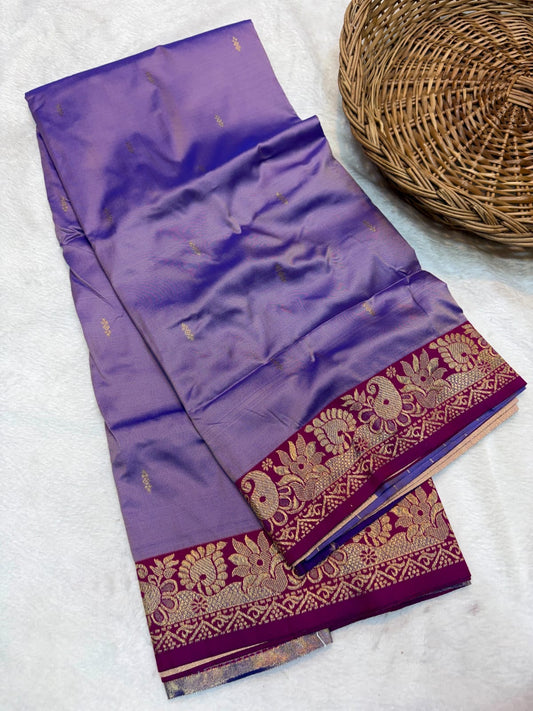 Shailiputri Peshwai Saree - Heavy Pick Fabric, Peshwai Border